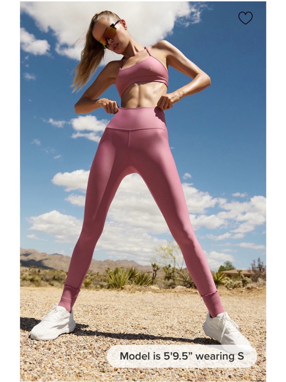 NWT NEW ALO Soft Mulberry 7/8 Airlift High Waist Leggings M Medium